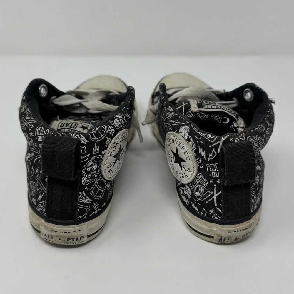 Converse Rock’n’Roll‎ Drum Sneakers, juniors 2, punk, skater, music, band, skull